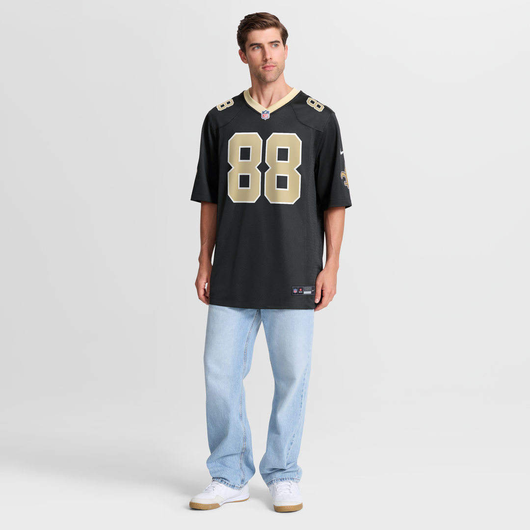 New Orleans Saints Shaquan Davis Black Game Jersey | NFL Football Jersey
