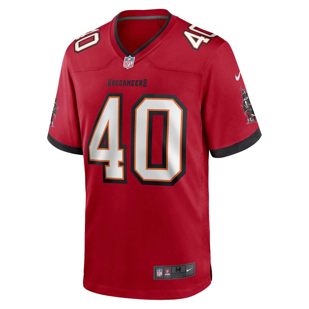 Tampa Bay Buccaneers Mike Alstott Red Retired Player Game Jersey | NFL Football Jersey