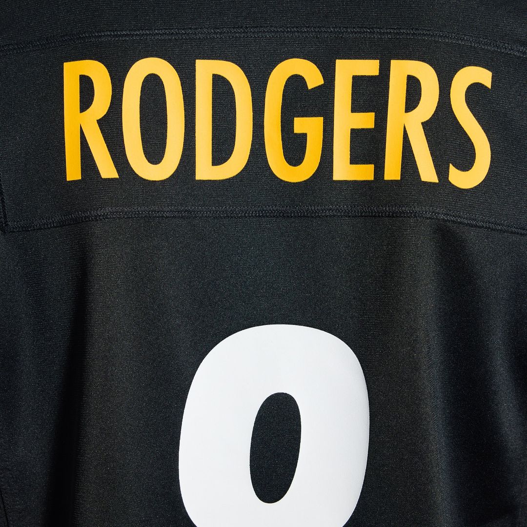 Pittsburgh Steelers Aaron Rodgers White Game Jersey | NFL Football Jersey