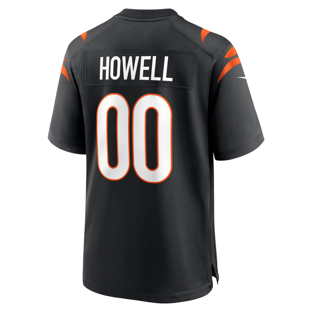 Cincinnati Bengals Cashius Howell Black Team Game Jersey | NFL Football Jersey