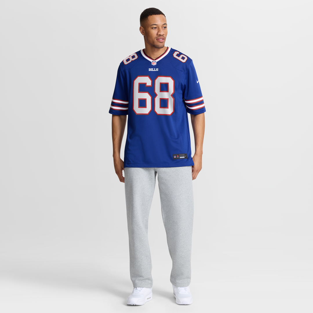 Buffalo Bills Garrett McGhin Royal Team Game Jersey | NFL Football Jersey