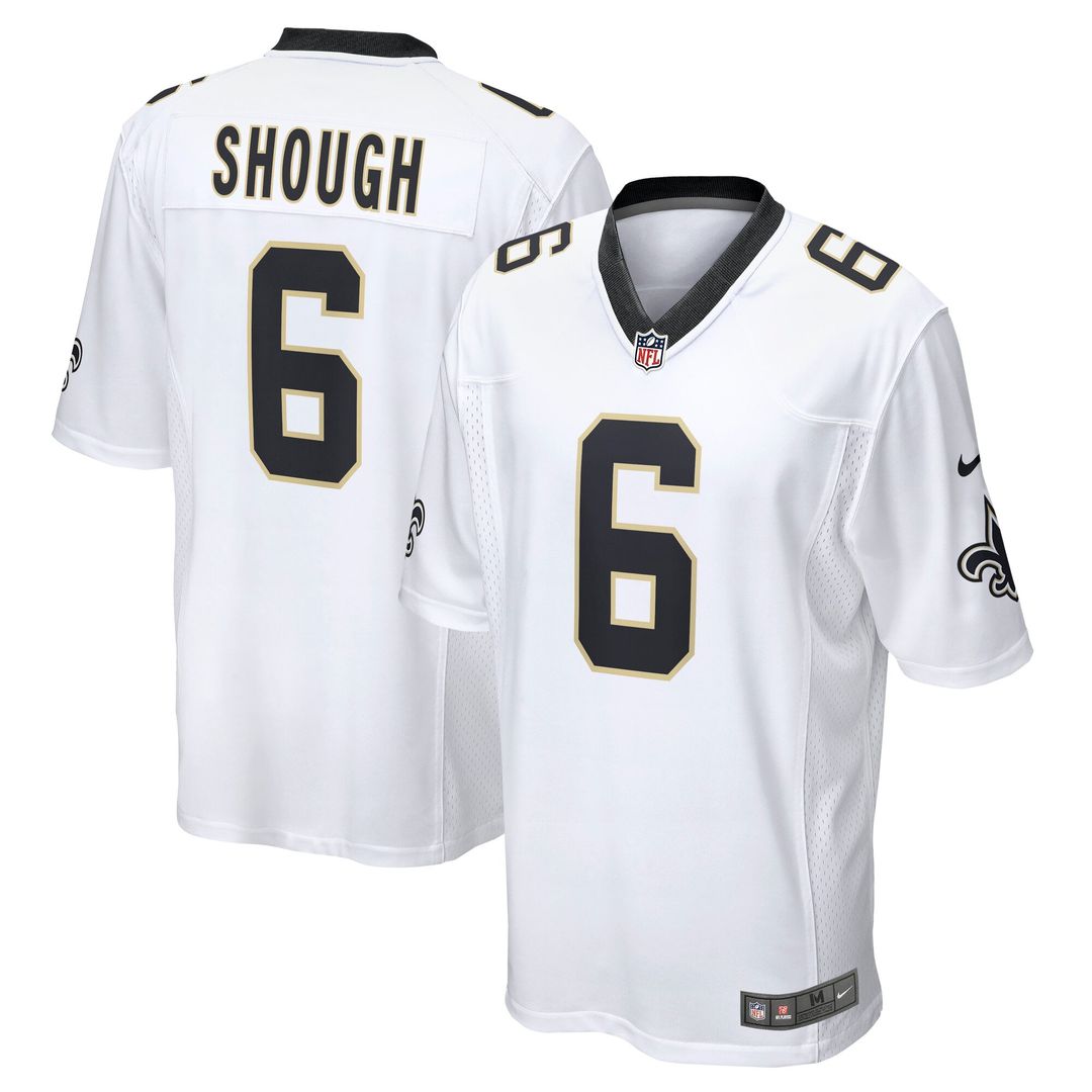 New Orleans Saints Tyler Shough Black Game Jersey | NFL Football Jersey
