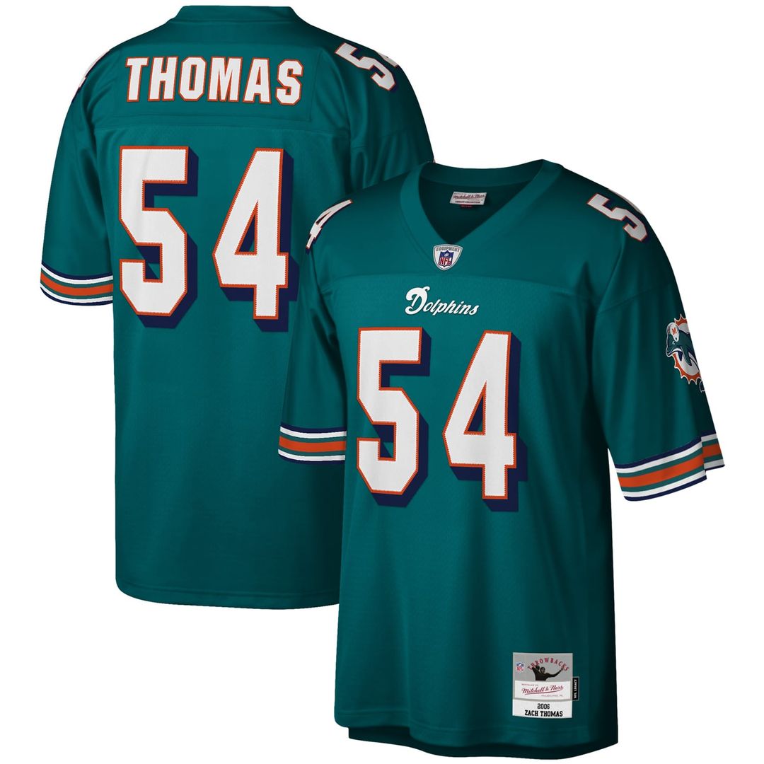 Miami Dolphins Zach Thomas White Legacy Replica Jersey | NFL Football Jersey