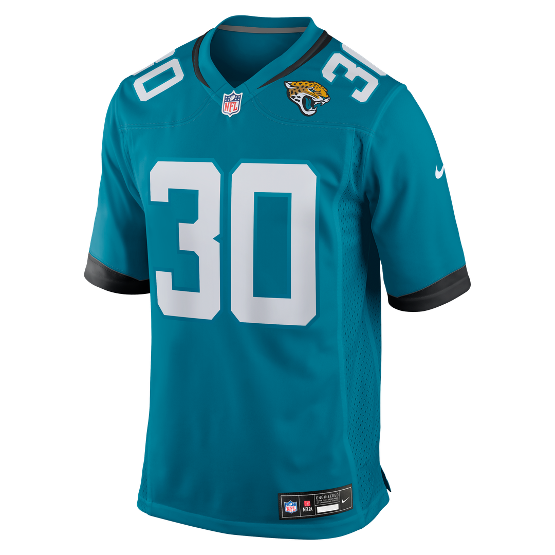 Jacksonville Jaguars Montaric Brown Teal Game Player Jersey | NFL Football Jersey