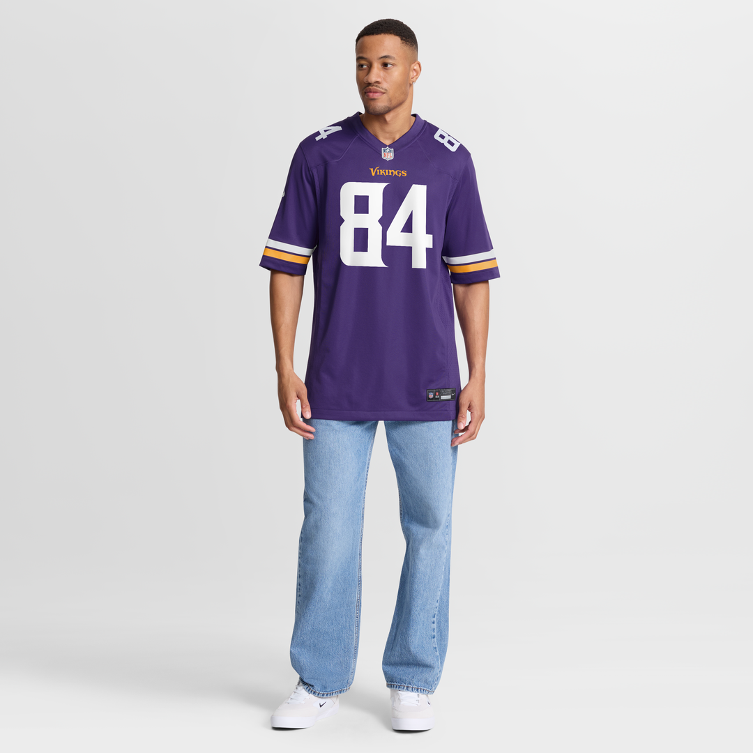 Minnesota Vikings Randy Moss Purple Game Retired Player Jersey | NFL Football Jersey