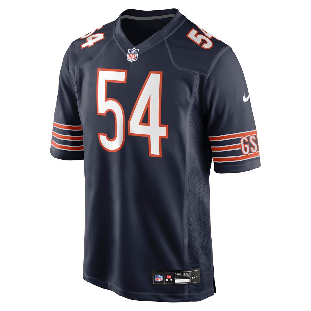 Chicago Bears Logan Jones Navy Team Game Jersey | NFL Football Jersey