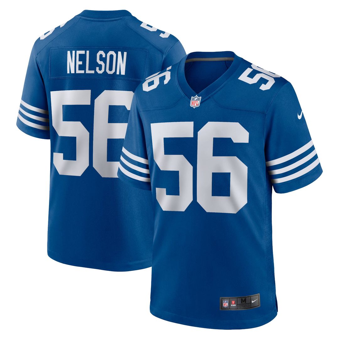 Indianapolis Colts Quenton Nelson Royal Alternate Game Jersey | NFL Football Jersey