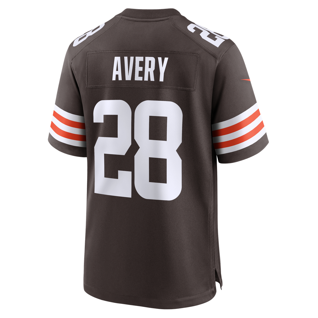 Cleveland Browns Tre Avery Brown Team Game Jersey | NFL Football Jersey