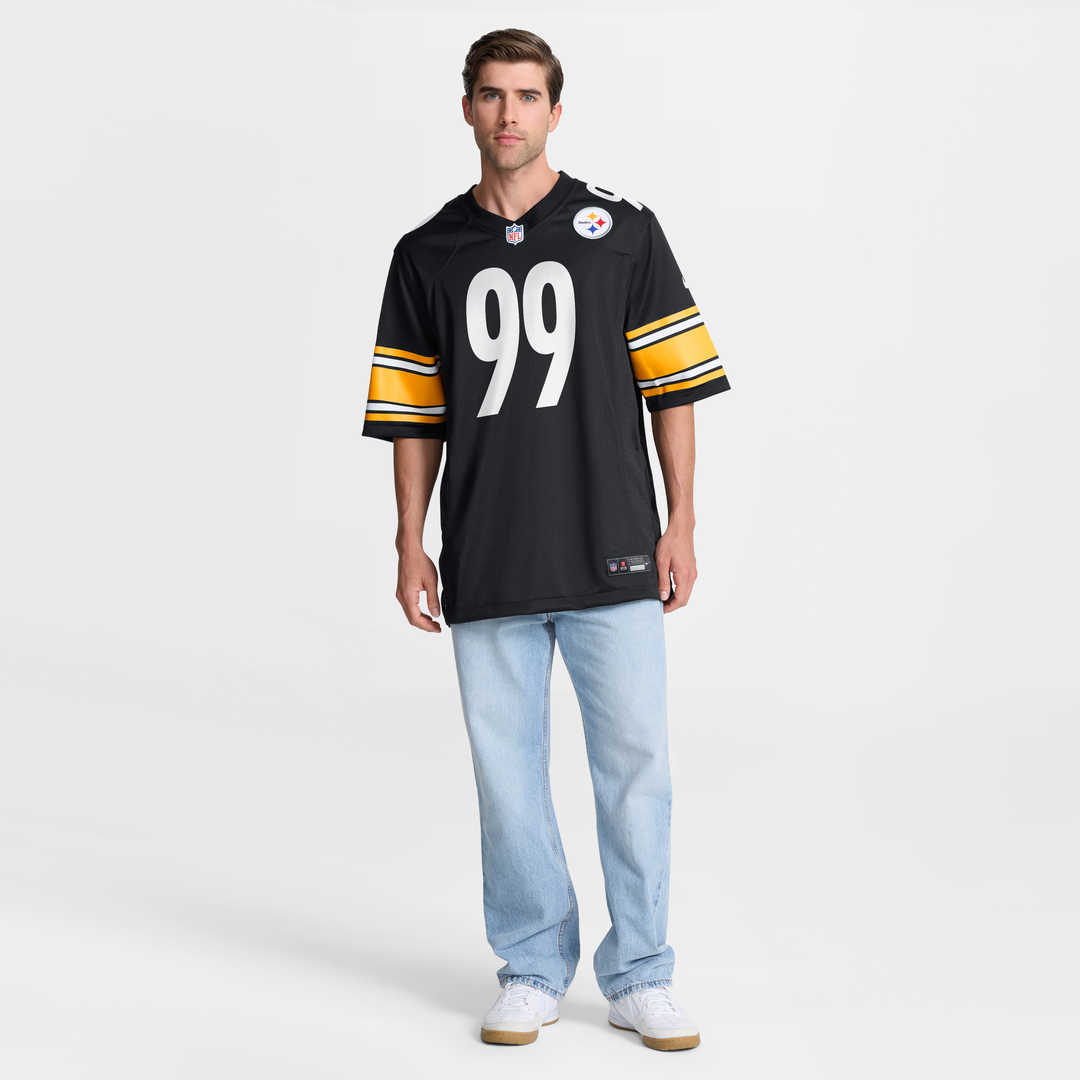 Pittsburgh Steelers Derrick Harmon Black Game Player Jersey | NFL Football Jersey