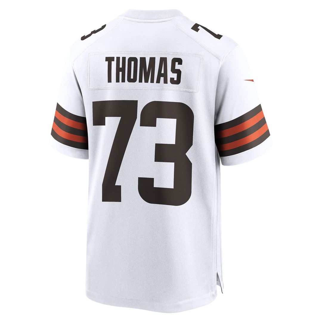 Cleveland Browns Joe Thomas White Retired Game Player Jersey | NFL Football Jersey