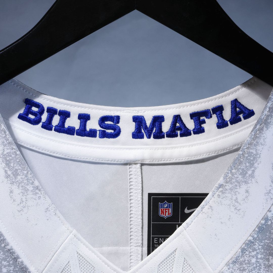 Buffalo Bills James Cook III White Rivalries Collection Stitched Limited Jersey | NFL Football Jersey