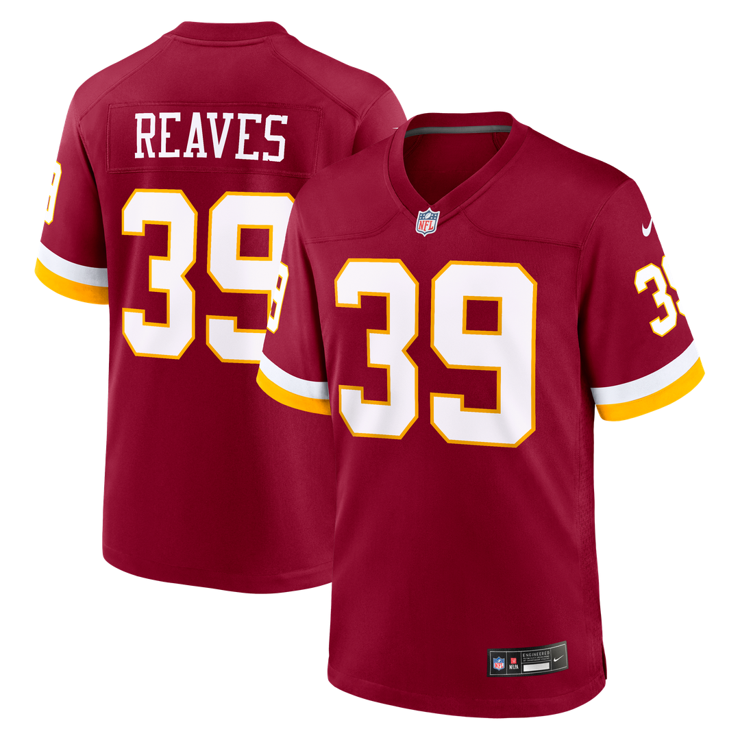 Washington Commanders Jeremy Reaves White Game Super Bowl Era Jersey | NFL Football Jersey