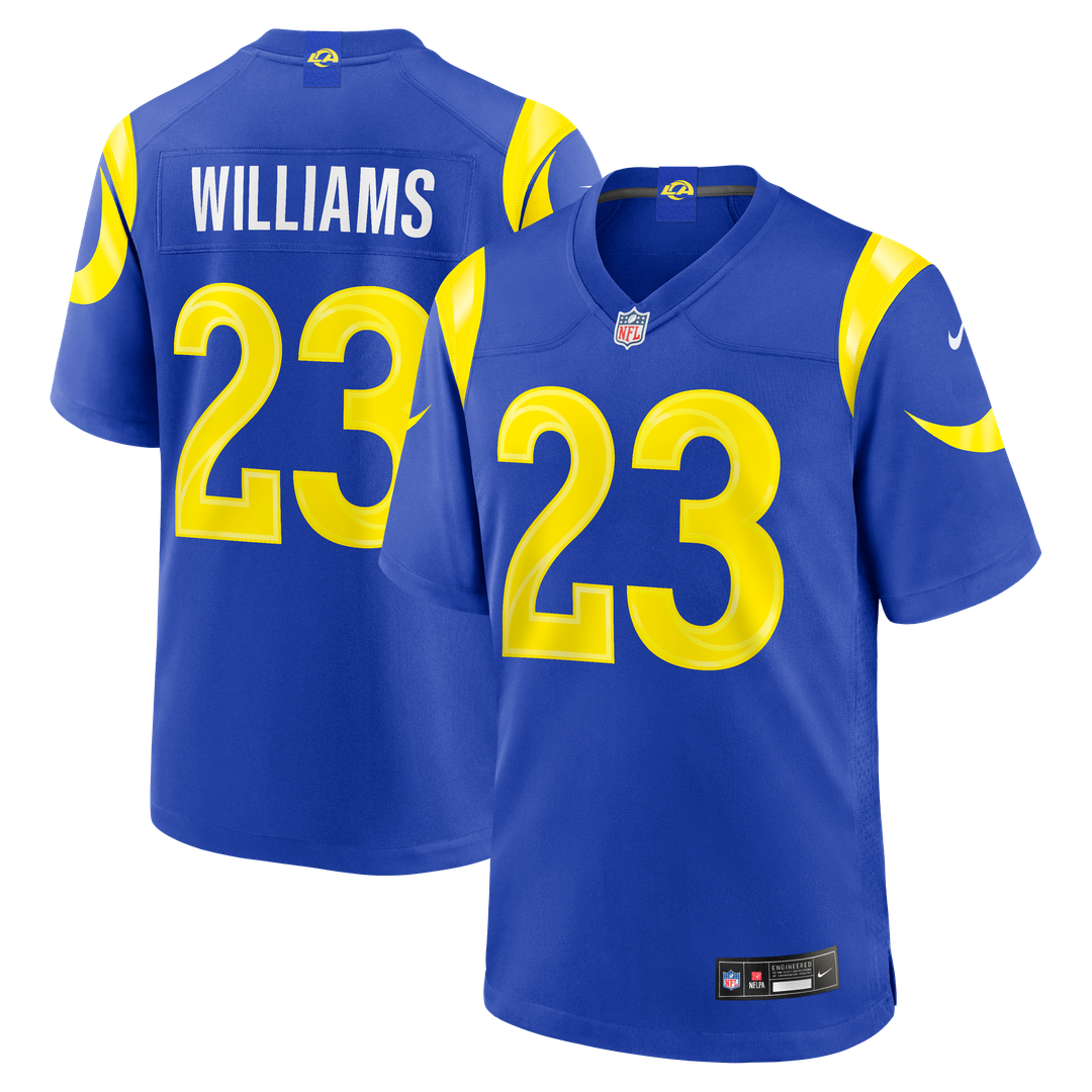 Los Angeles Rams Kyren Williams White White Game Player Jersey | NFL Football Jersey
