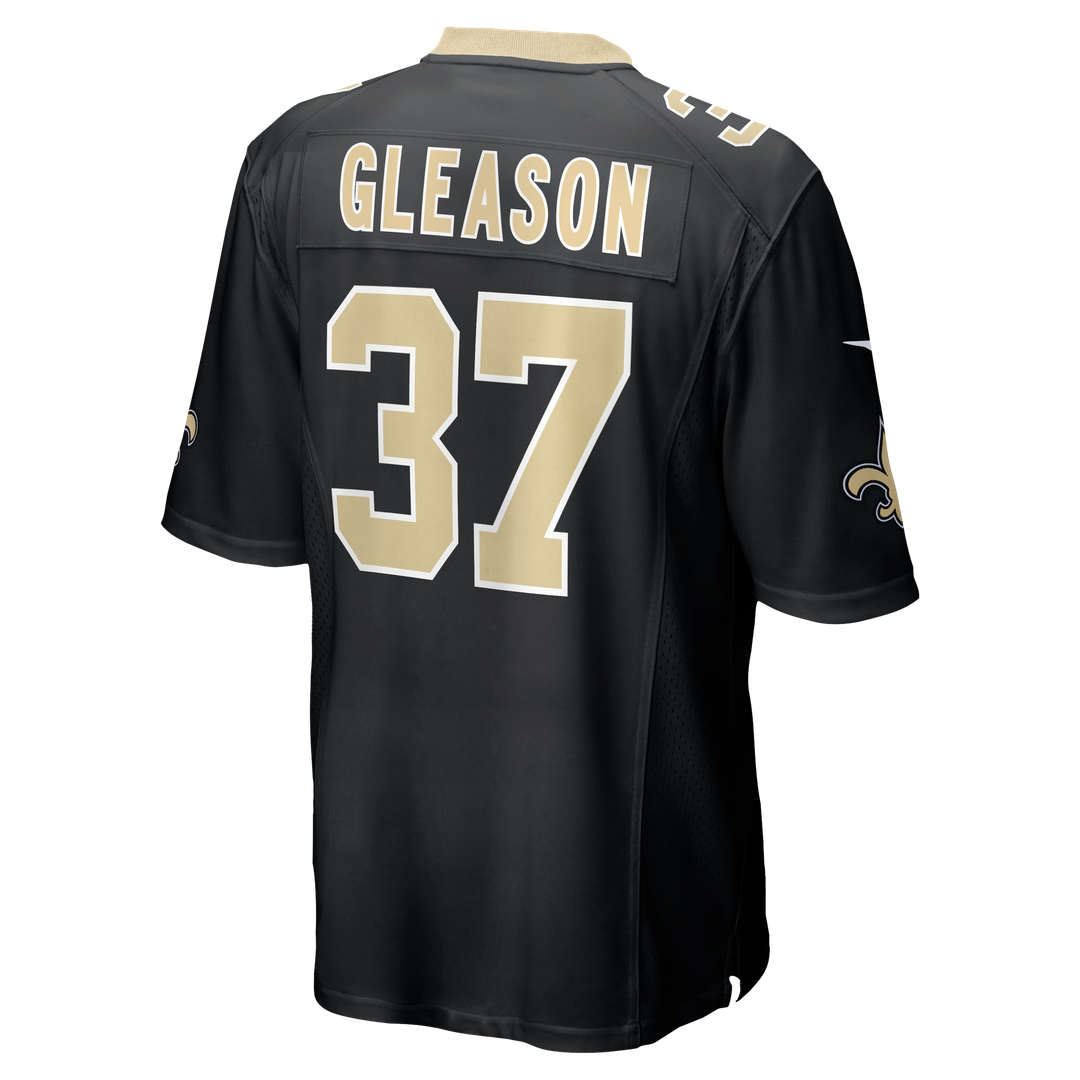 New Orleans Saints Steve Gleason Black Game Retired Player Jersey | NFL Football Jersey