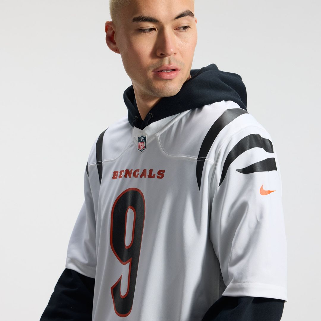 Cincinnati Bengals Joe Burrow Orange Alternate Game Jersey | NFL Football Jersey