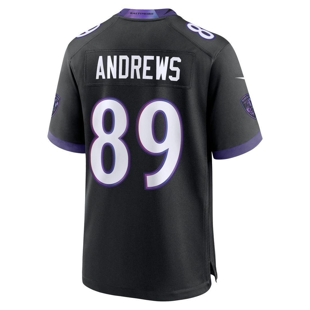 Baltimore Ravens Mark Andrews Black Alternate Game Jersey | NFL Football Jersey