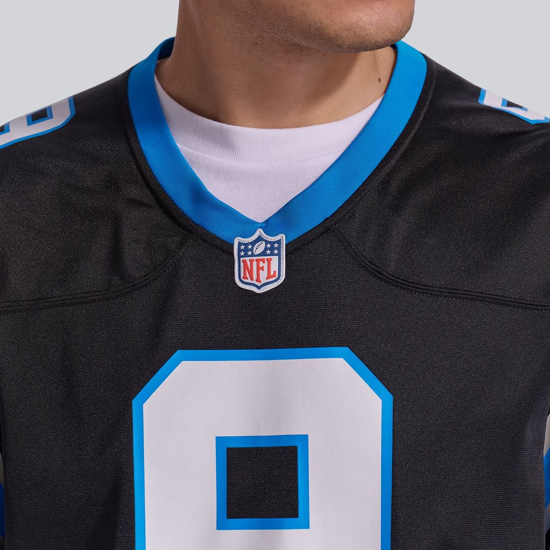 Carolina Panthers Bryce Young Black Team Game Jersey | NFL Football Jersey