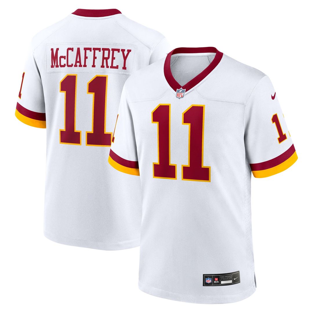 Washington Commanders Luke McCaffrey Black Hail Raiser Alternate Game Jersey | NFL Football Jersey