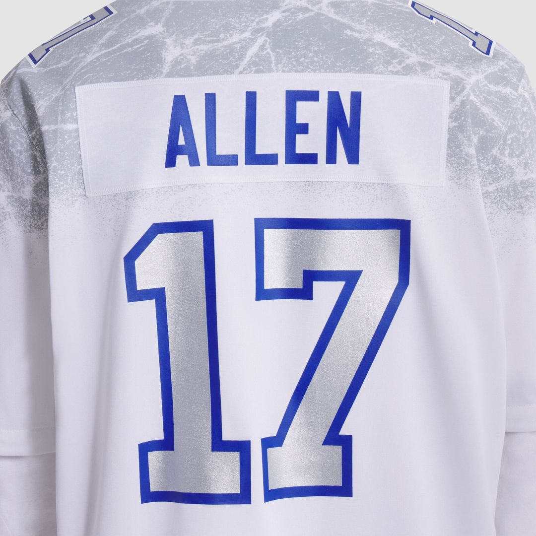 Buffalo Bills Josh Allen White Rivalries Collection Game Jersey | NFL Football Jersey