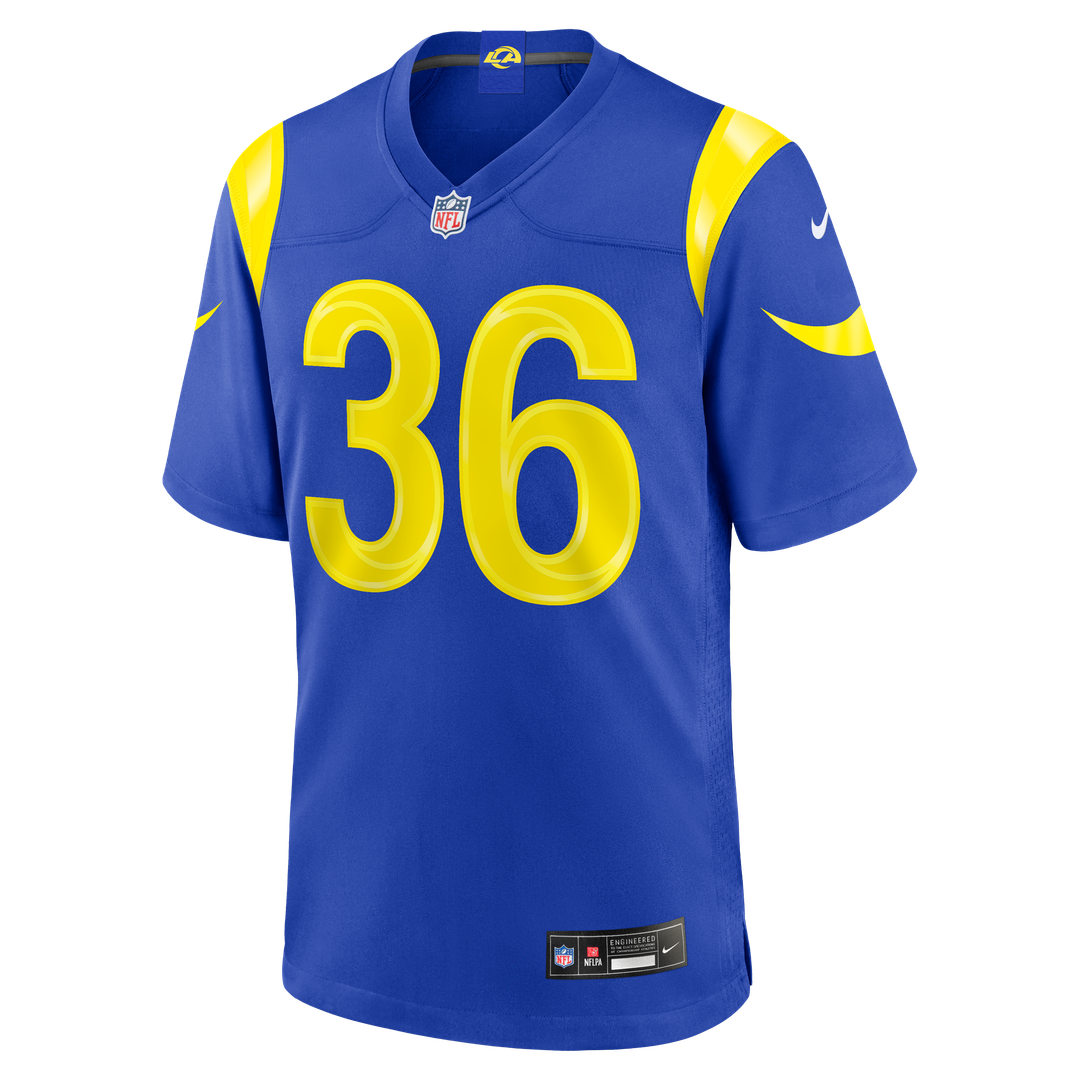 Los Angeles Rams Alex Johnson Royal Team Game Jersey | NFL Football Jersey