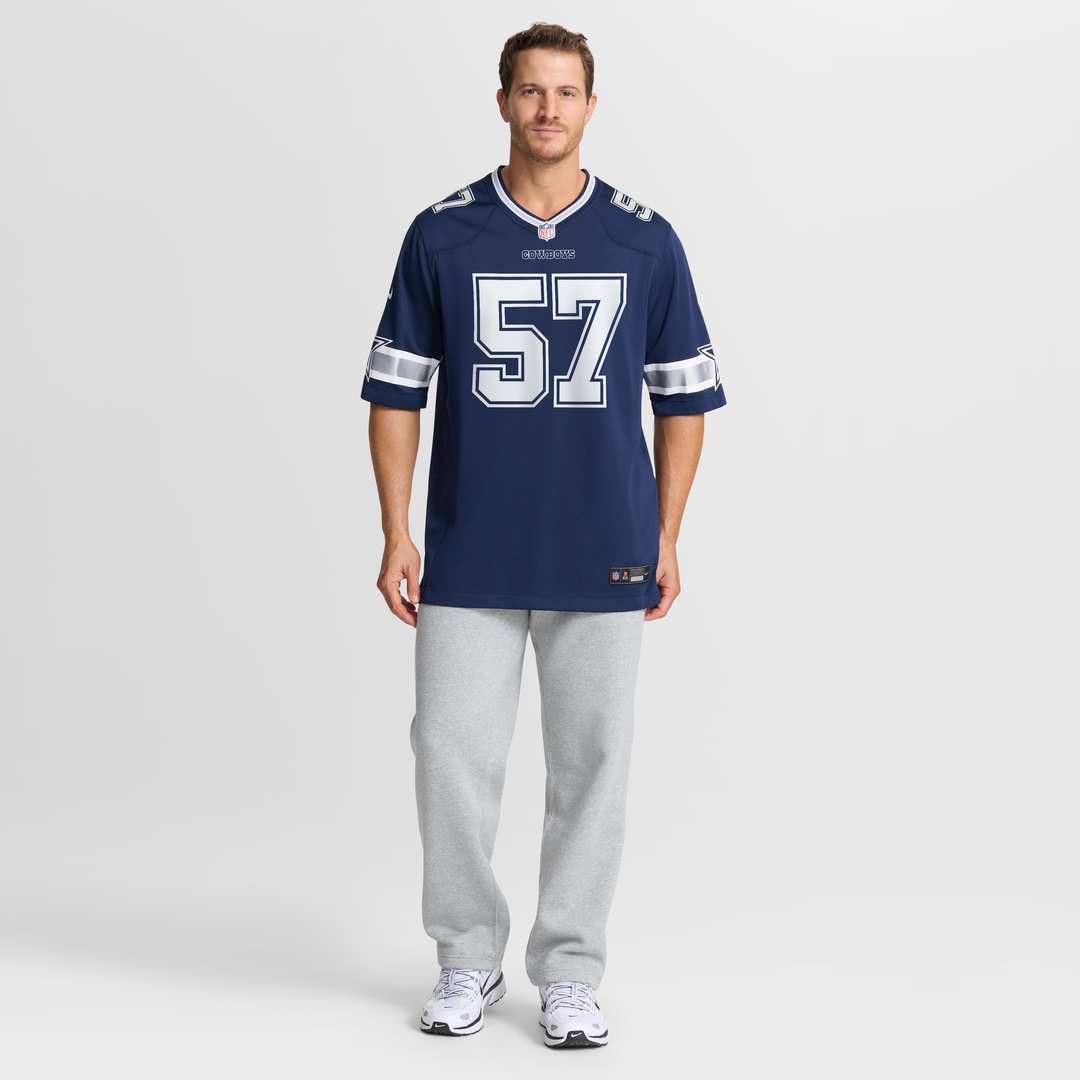 Dallas Cowboys Malachi Lawrence White Game Jersey | NFL Football Jersey