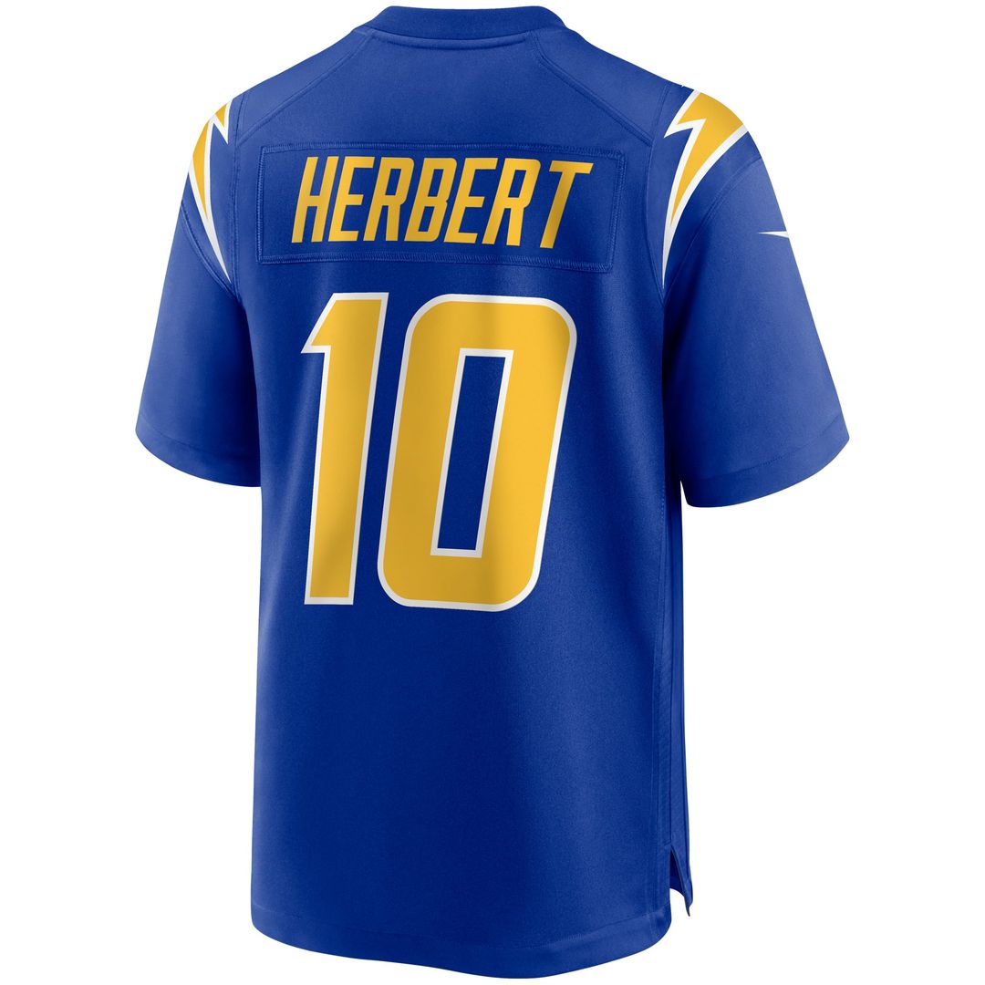 Los Angeles Chargers Justin Herbert Navy Alternate Game Jersey | NFL Football Jersey