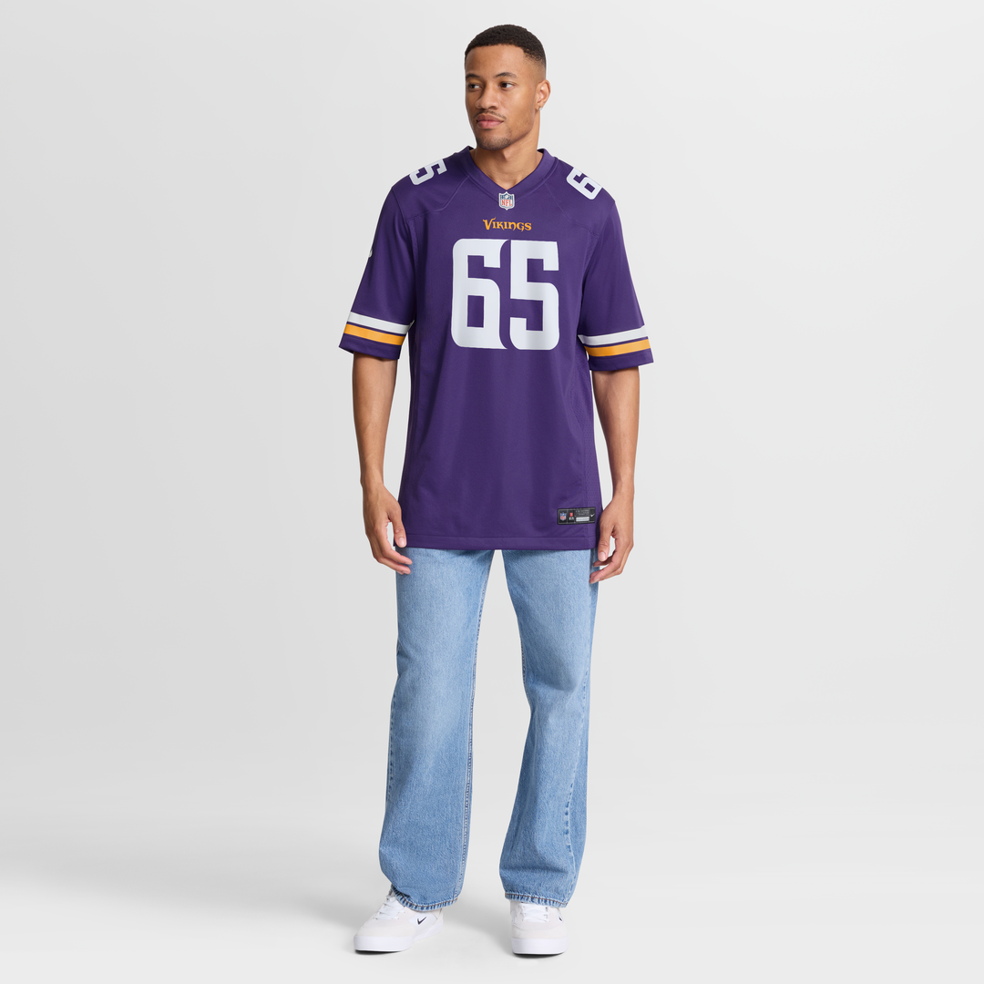 Minnesota Vikings Michael Jurgens Purple Game Jersey | NFL Football Jersey