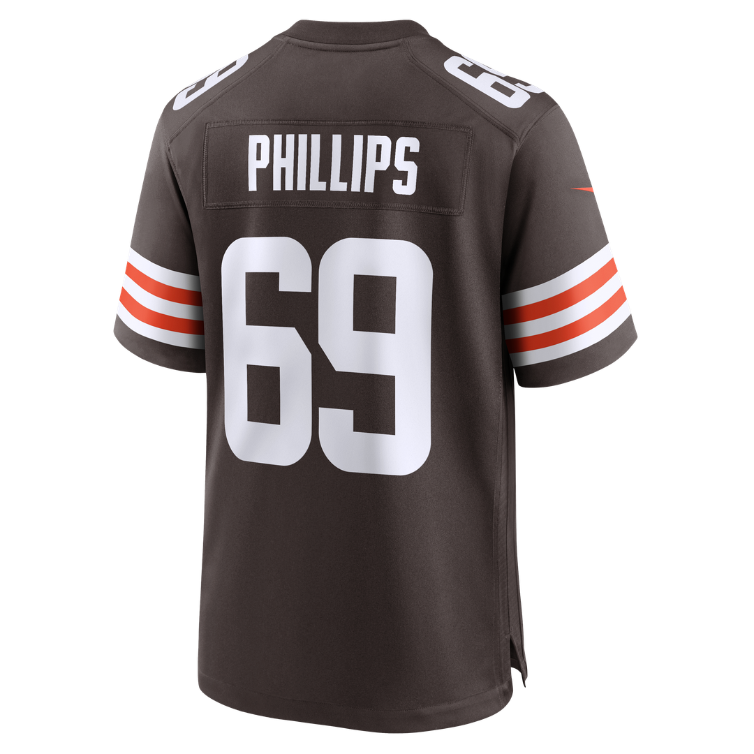 Cleveland Browns Tyre Phillips Brown Team Game Jersey | NFL Football Jersey