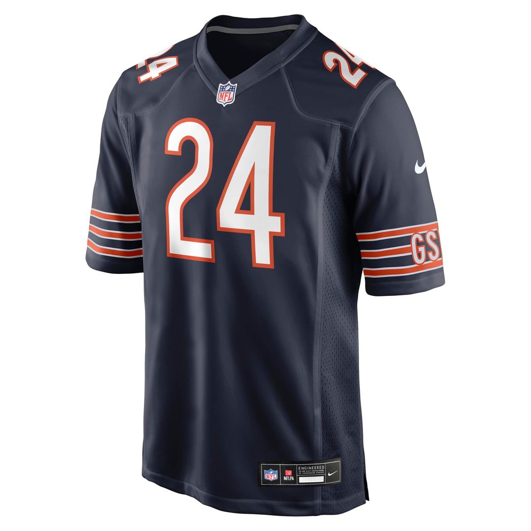 Chicago Bears Malik Muhammad Navy Team Game Jersey | NFL Football Jersey
