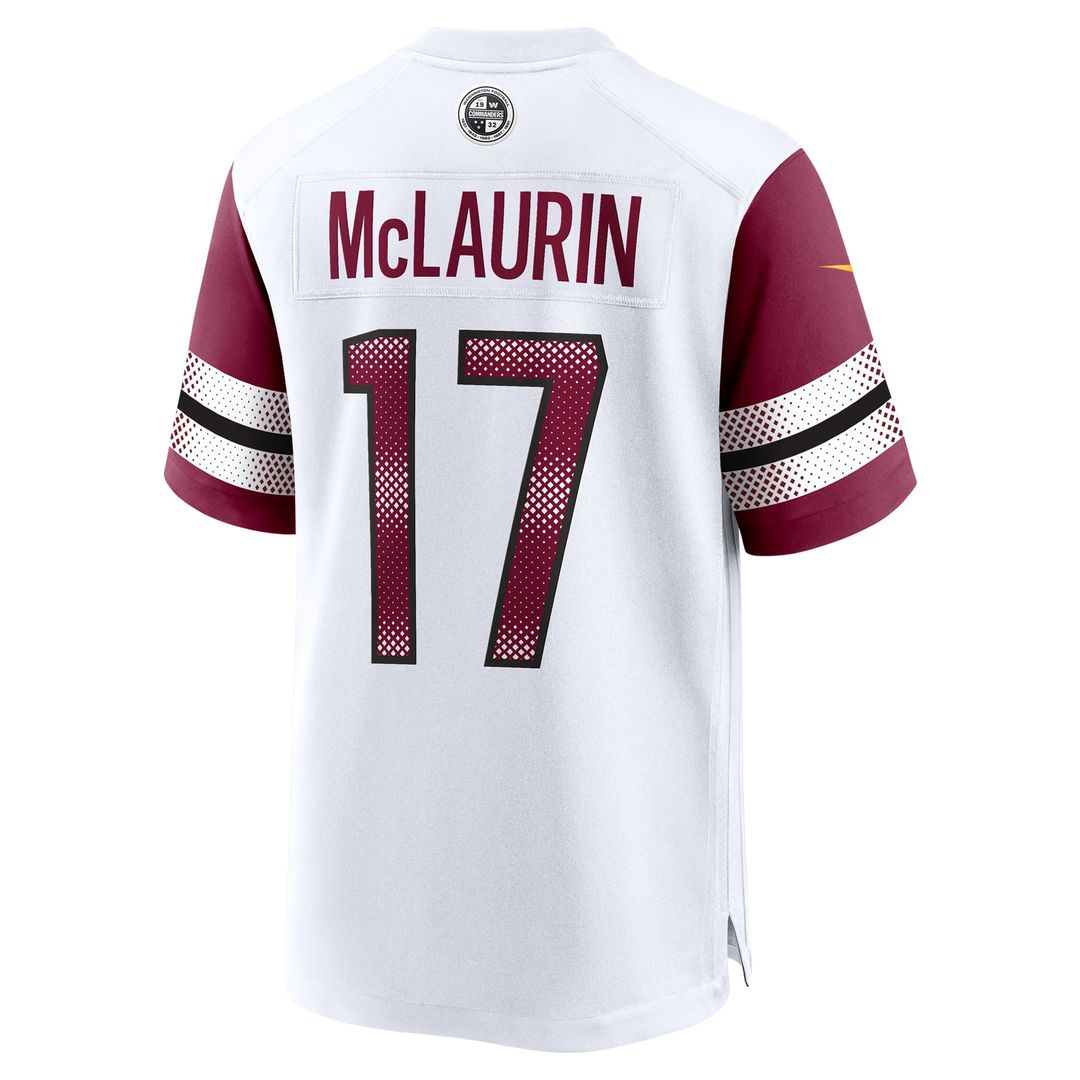 Washington Commanders Terry McLaurin White Game Jersey | NFL Football Jersey