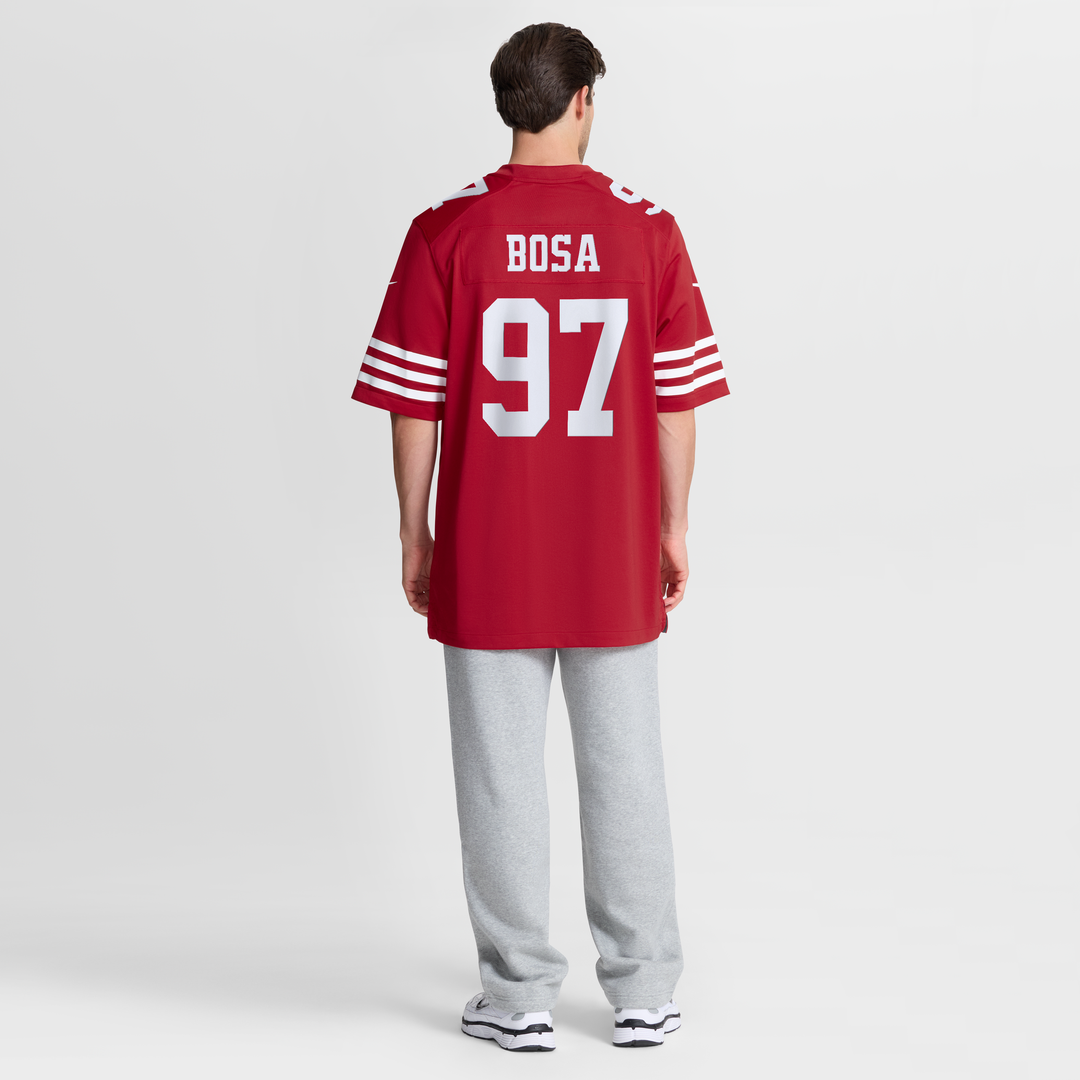 San Francisco 49ers Nick Bosa White Player Game Jersey | NFL Football Jersey