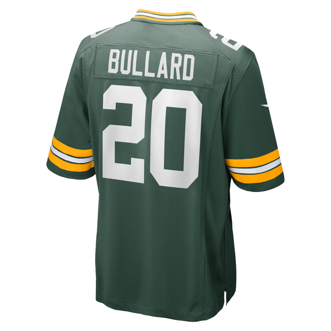 Green Bay Packers Javon Bullard Green Game Jersey | NFL Football Jersey