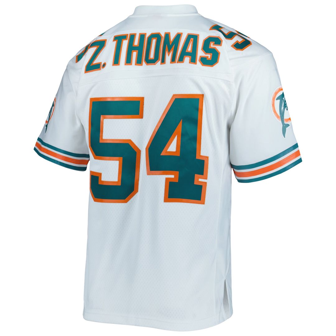 Miami Dolphins Zach Thomas White Legacy Replica Jersey | NFL Football Jersey