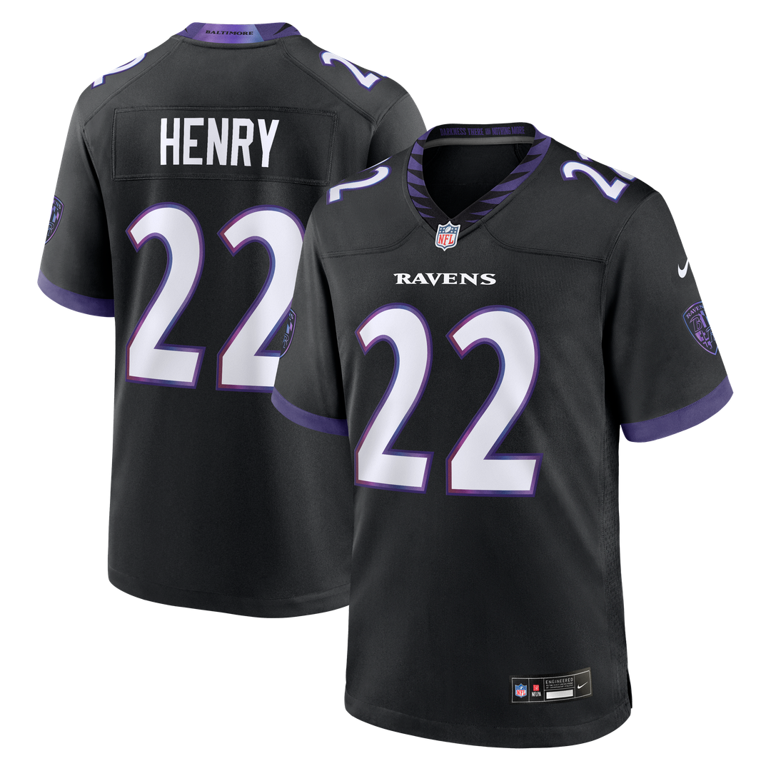 Baltimore Ravens Derrick Henry Purple Alternate Game Jersey | NFL Football Jersey