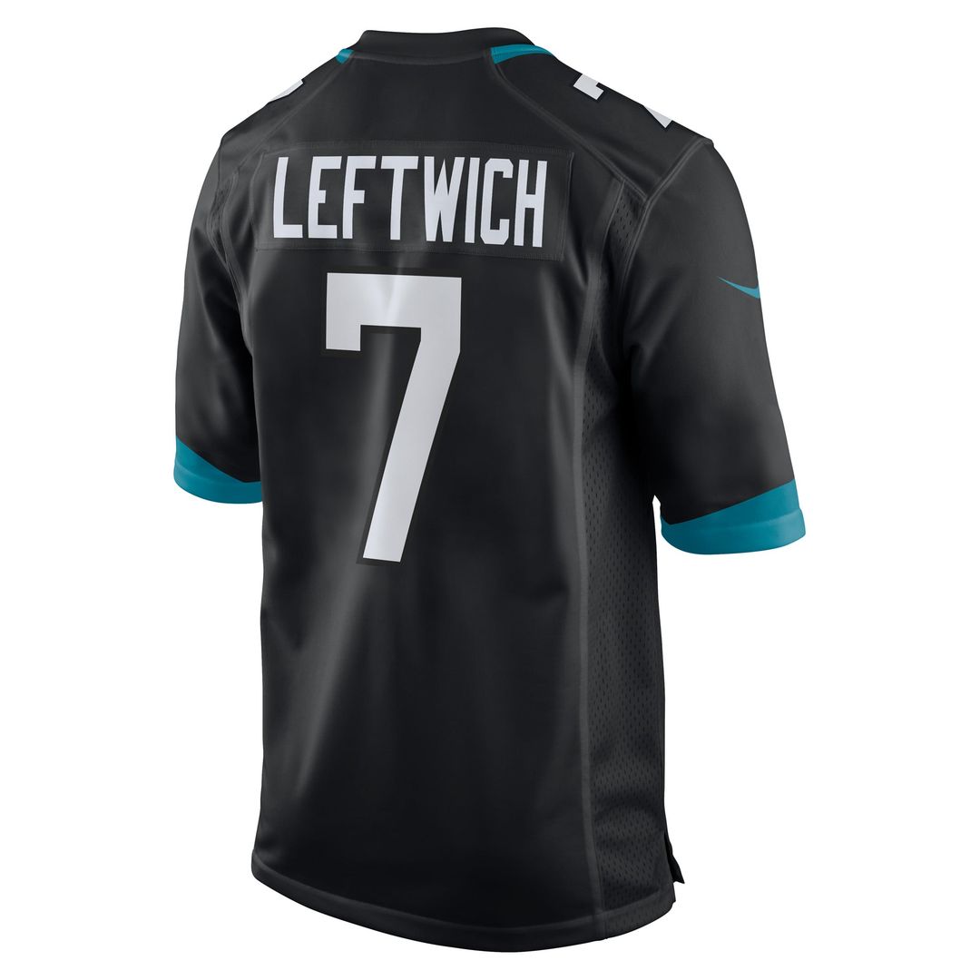 Jacksonville Jaguars Byron Leftwich Teal Retired Player Game Jersey | NFL Football Jersey