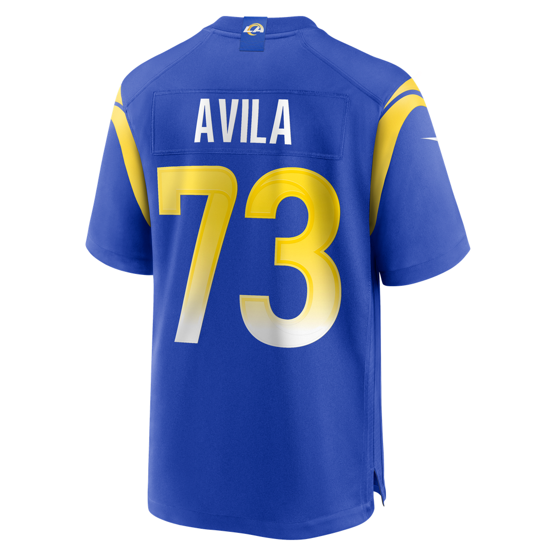 Los Angeles Rams Steve Avila Royal Home Game Jersey | NFL Football Jersey