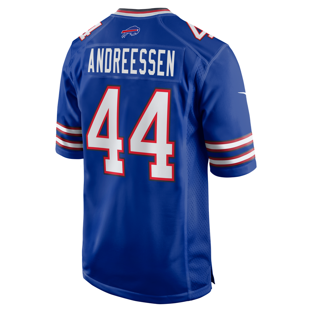 Buffalo Bills Joe Andreessen Royal Game Jersey | NFL Football Jersey