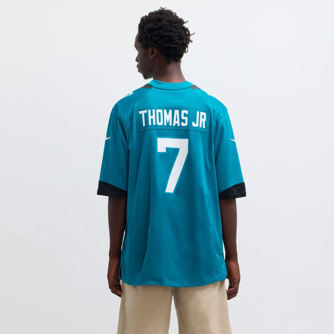 Jacksonville Jaguars Brian Thomas Jr Teal Player Game Jersey | NFL Football Jersey