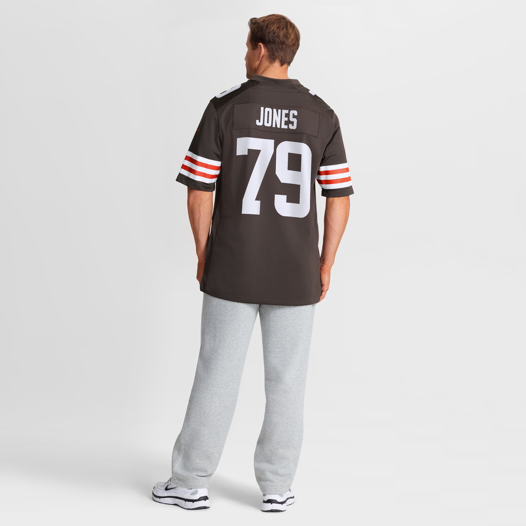 Cleveland Browns Dawand Jones Brown Team Game Jersey | NFL Football Jersey