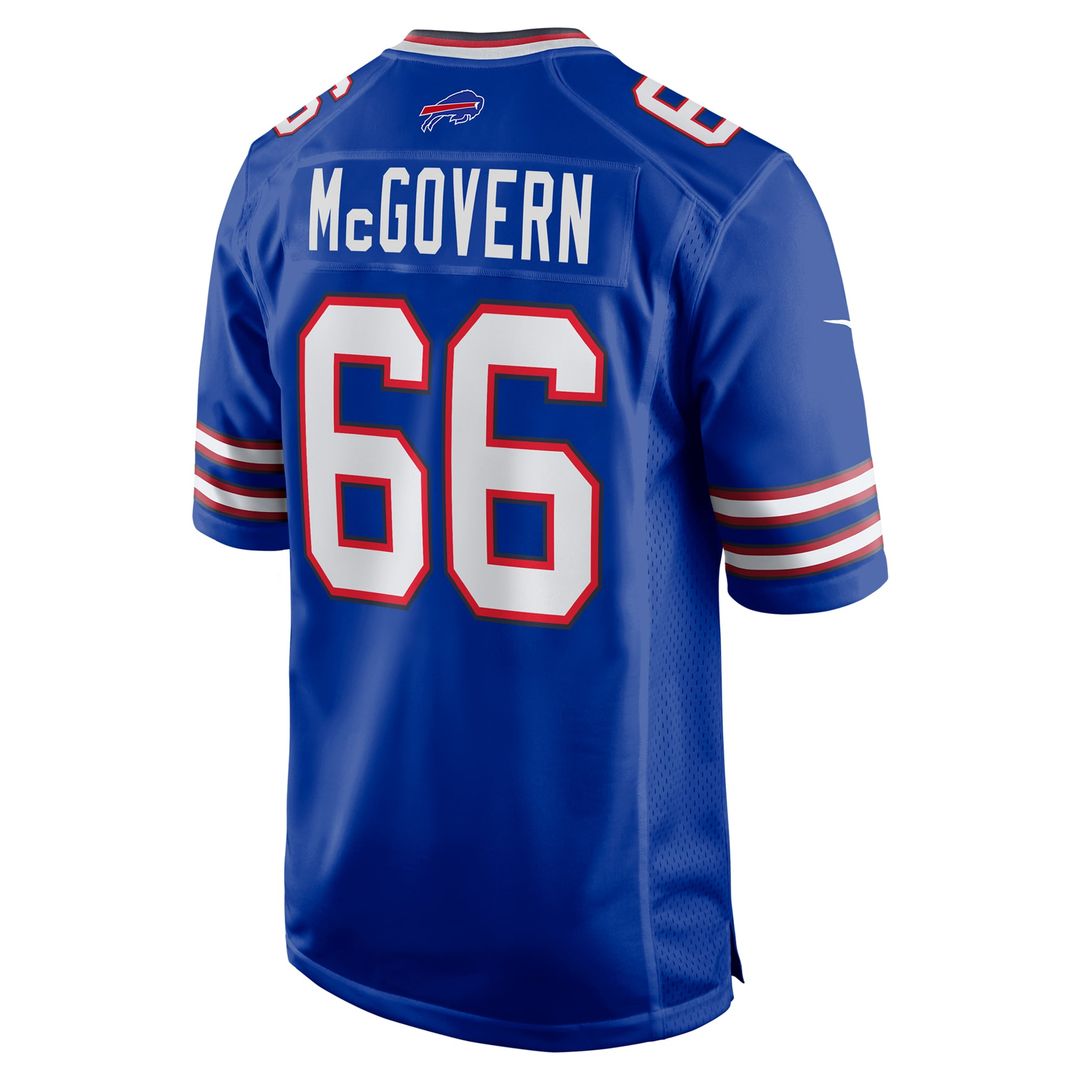 Buffalo Bills Connor McGovern Royal Game Player Jersey | NFL Football Jersey