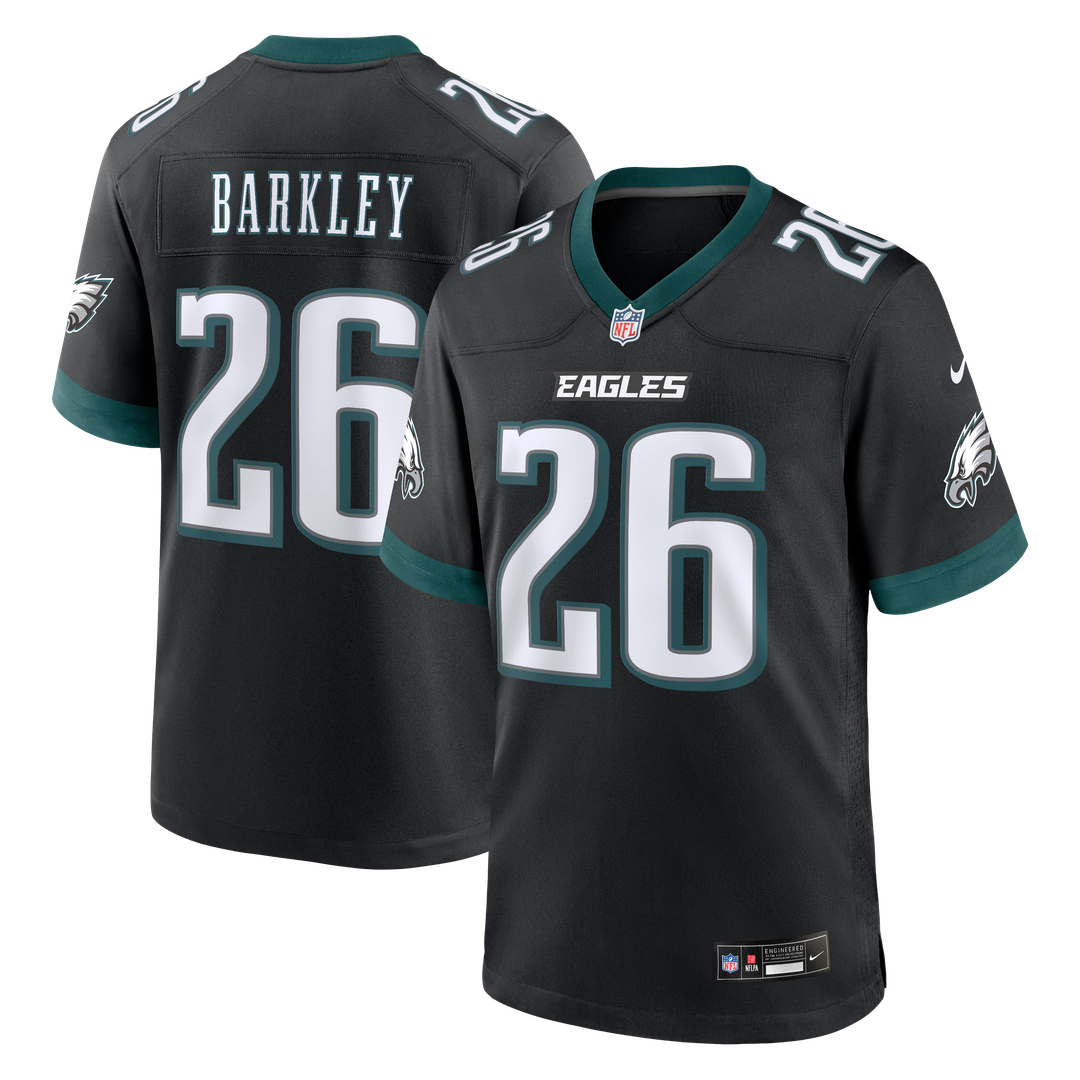 Philadelphia Eagles Saquon Barkley White Game Jersey | NFL Football Jersey