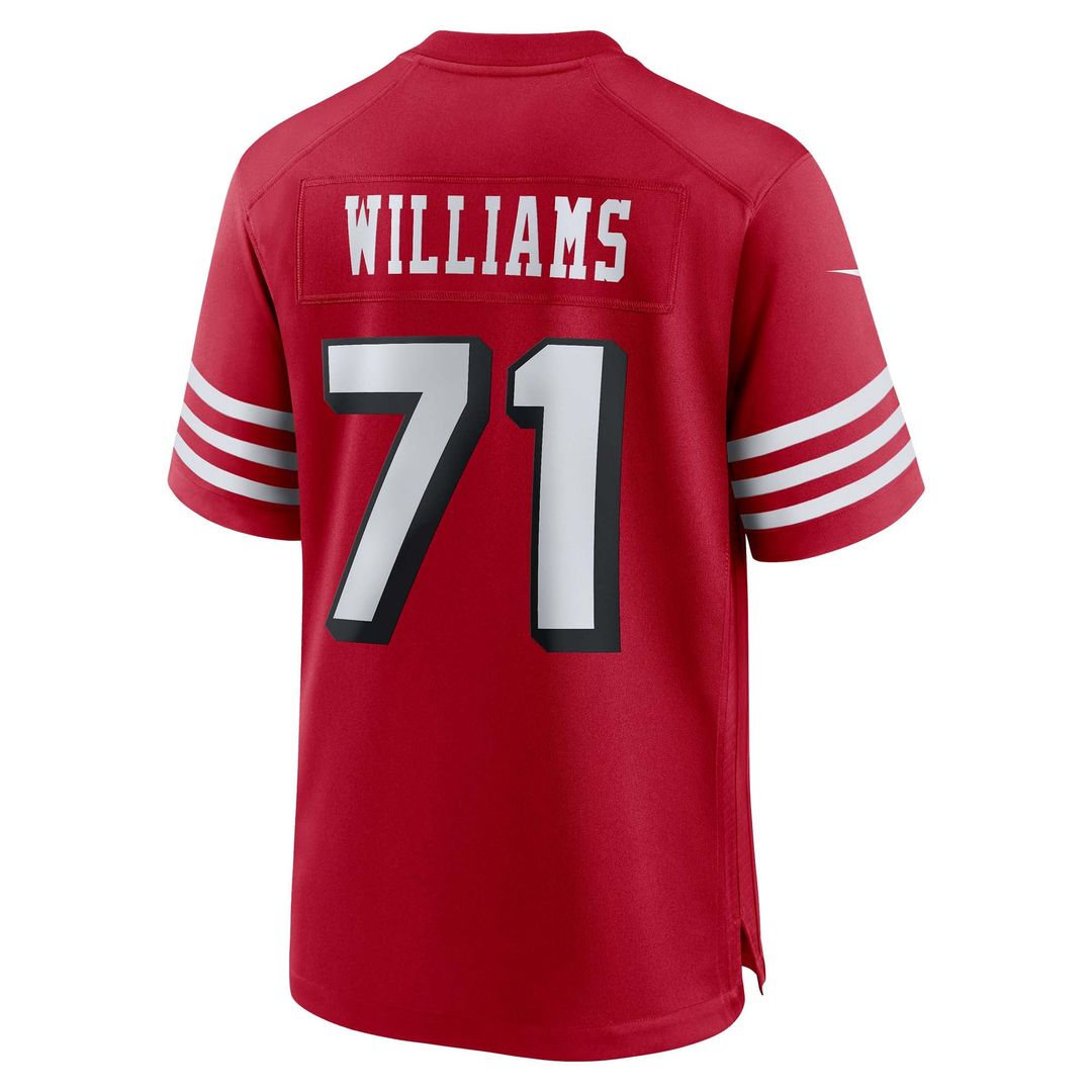 San Francisco 49ers Trent Williams Scarlet Alternate Game Jersey | NFL Football Jersey