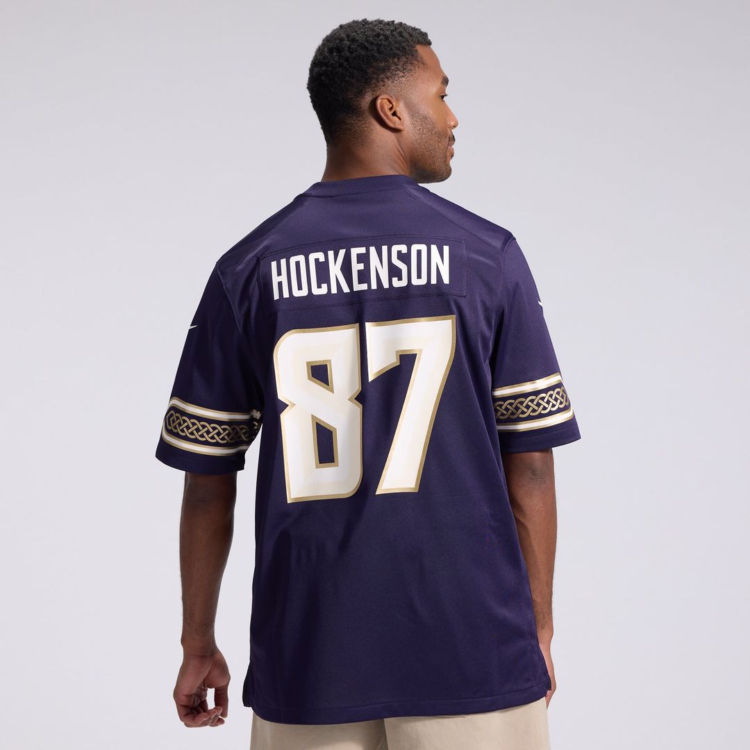 Minnesota Vikings T.J. Hockenson Purple 2026 Rivalries Collection Game Jersey | NFL Football Jersey