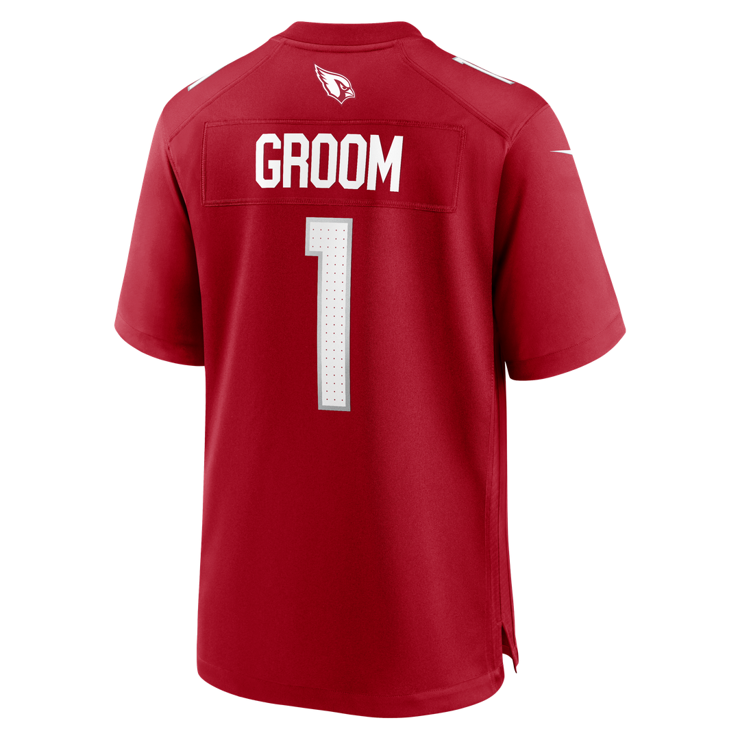 Arizona Cardinals Number 1 Groom Cardinal Game Jersey | NFL Football Jersey