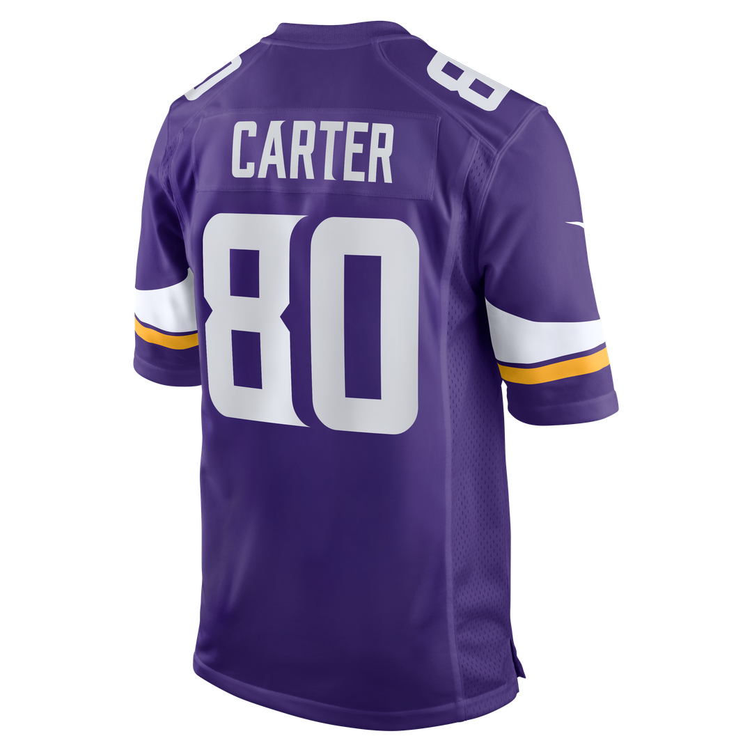 Minnesota Vikings Cris Carter Purple Game Retired Player Jersey | NFL Football Jersey