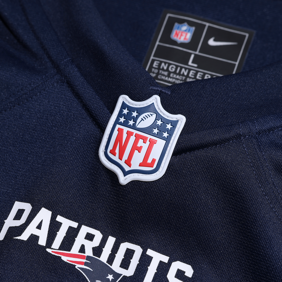 New England Patriots Romeo Doubs Navy Game Jersey | NFL Football Jersey