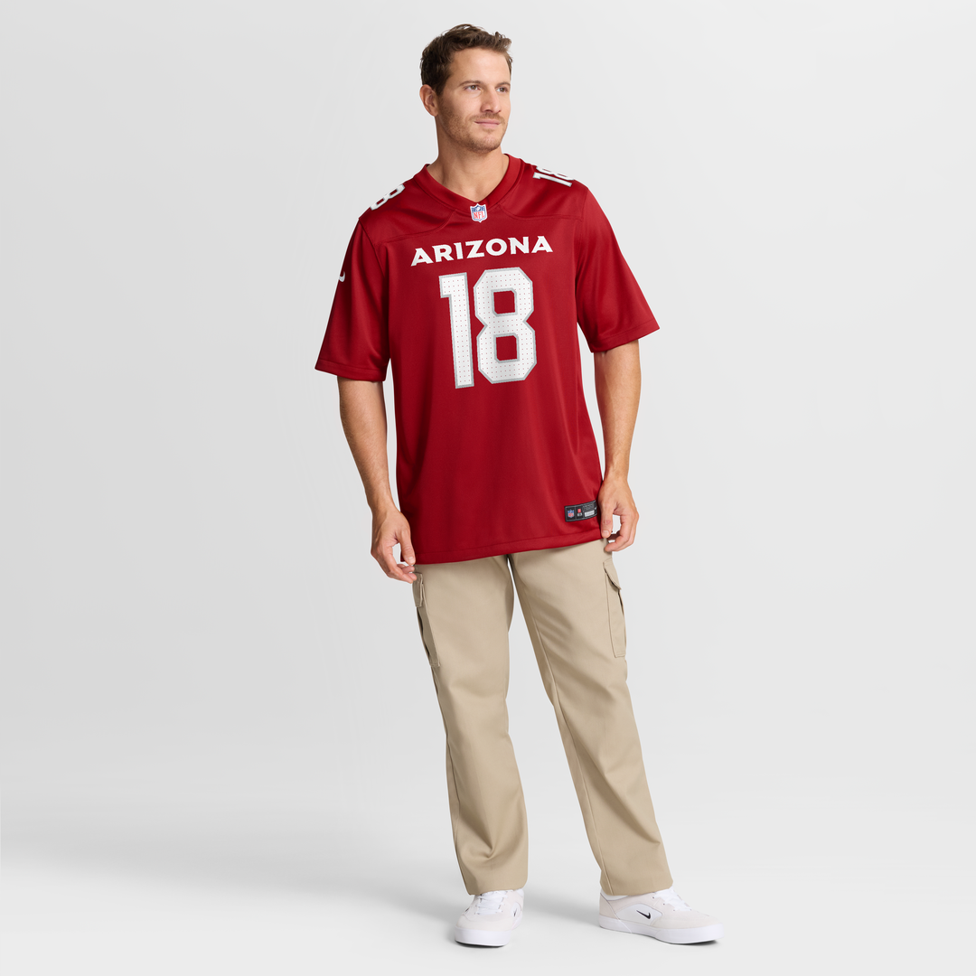 Arizona Cardinals Marvin Harrison Jr. Cardinal Player Game Jersey | NFL Football Jersey