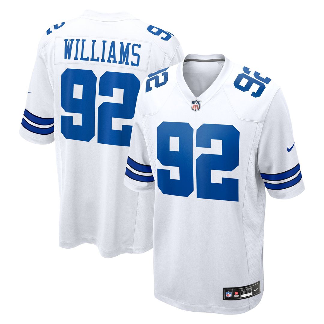 Dallas Cowboys Quinnen Williams Navy Team Game Jersey | NFL Football Jersey