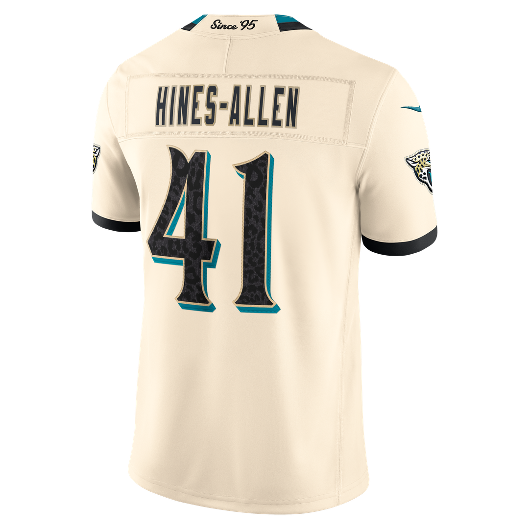 Jacksonville Jaguars Josh Hines-Allen Natural 2026 Rivalries Collection Stitched Limited Jersey | NFL Football Jersey