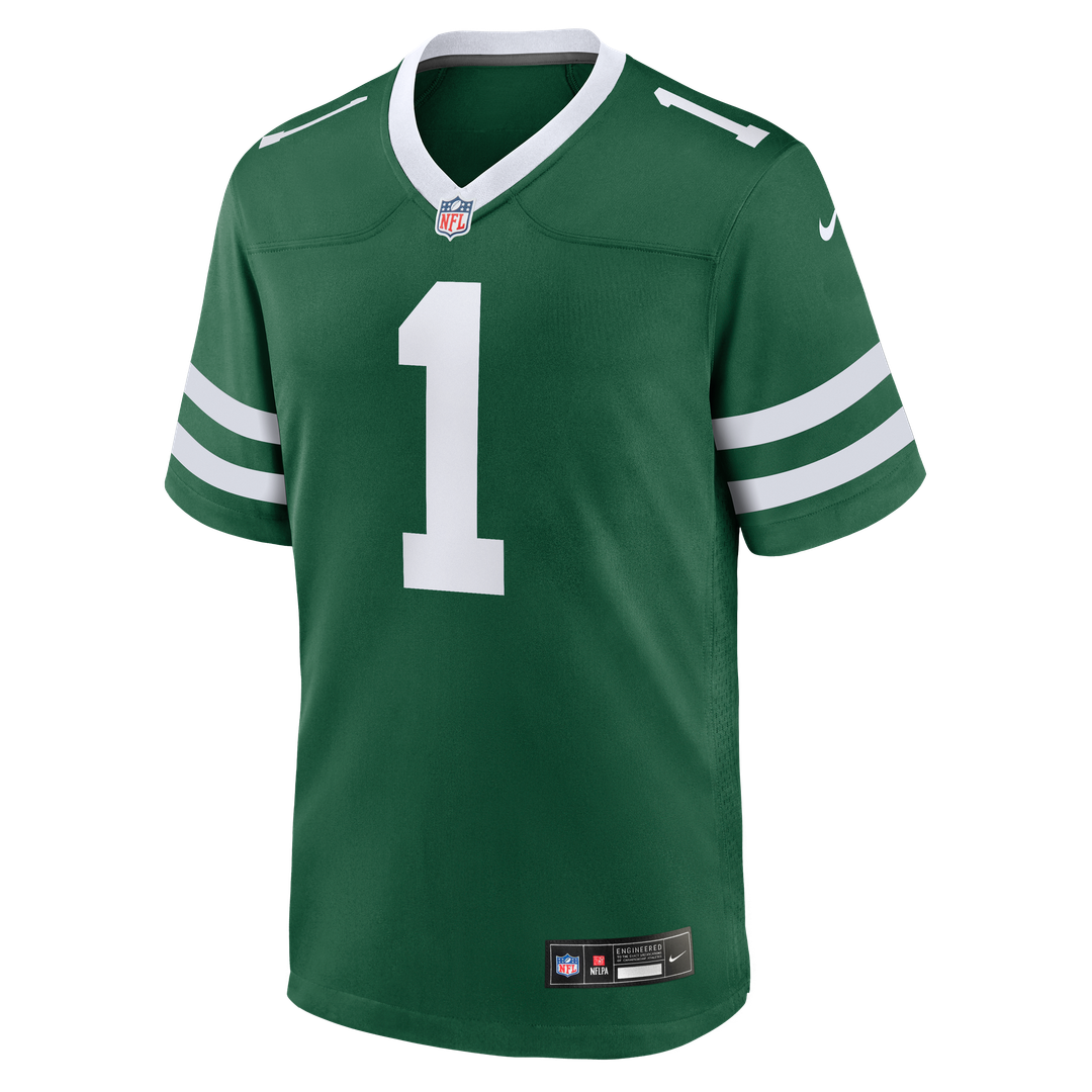 New York Jets David Bailey Green Team Game Jersey | NFL Football Jersey